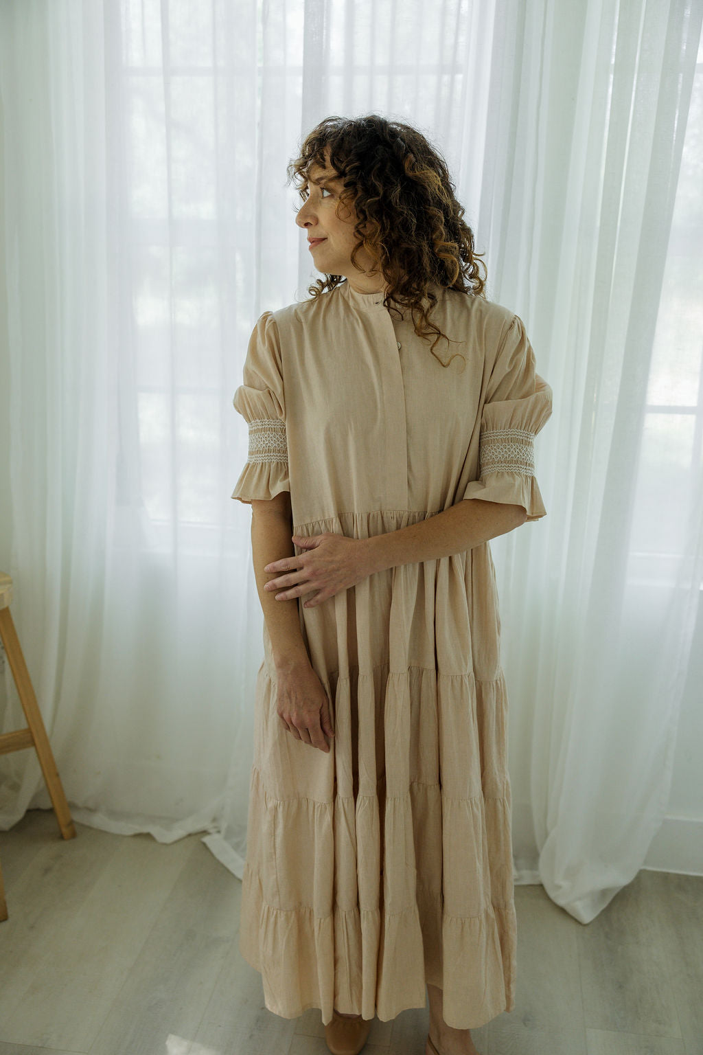 Moxie Midi Dress - Terracotta 100% Cotton Road To Rodanthe Moxie Midi Dress - Terracotta 100% Cotton Road To Rodanthe